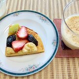 ヘルシー&ビタミン☆大豆粉のシンプルパンケーキ♡